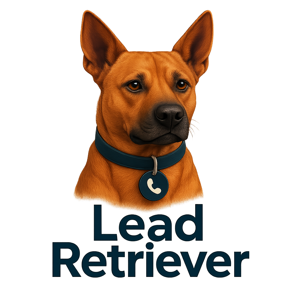 Lead Retriever mascot logo